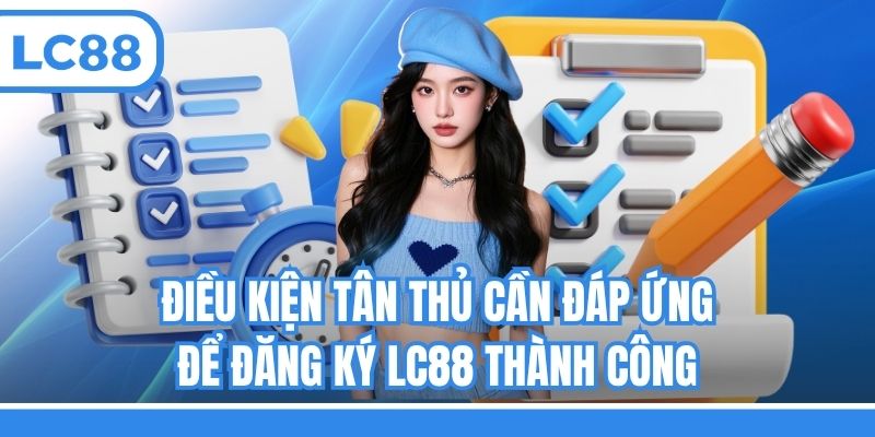 Điều kiện tân thủ cần đáp ứng để đăng ký LC88 thành công