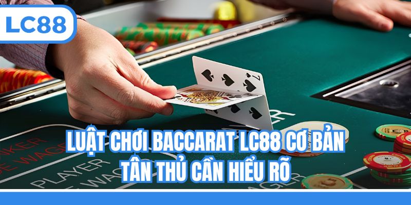 Luật chơi Baccarat LC88 cơ bản tân thủ cần hiểu rõ