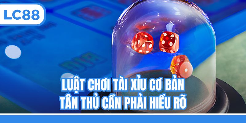 Luật chơi tài xỉu cơ bản tân thủ cần phải hiểu rõ