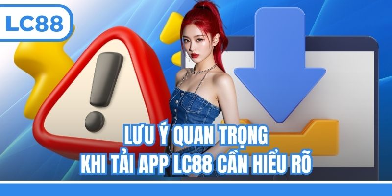 Lưu ý quan trọng khi tải app LC88 cần hiểu rõ