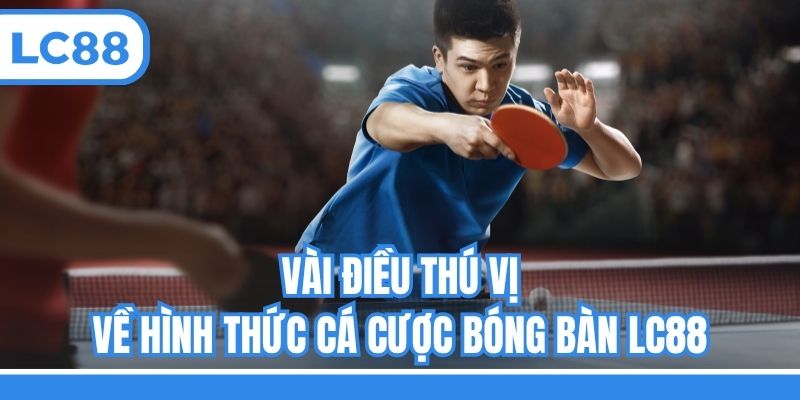 Vài điều thú vị về hình thức cá cược bóng bàn LC88